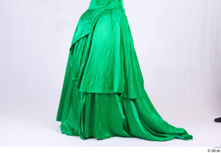  Photos Woman in Ceremonial 20th century Dress 20th century green dress long skirt upper body 0006.jpg